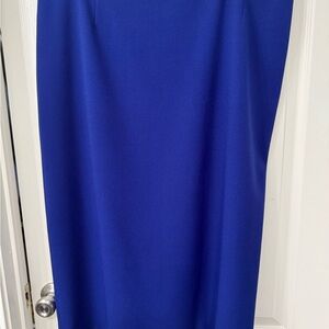 Preston & York Royal Blue Pencil Skirt